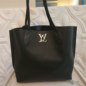 Louis Vuitton Black Lockme  Tote. Great Condition.